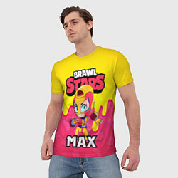 Футболка мужская BRAWL STARS MAX, цвет: 3D-принт — фото 2
