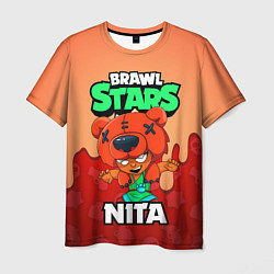 Мужская футболка BRAWL STARS NITA