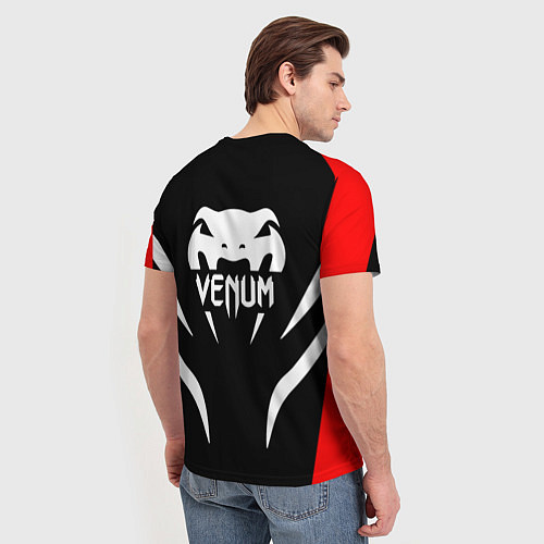 Мужская футболка Venum спина / 3D-принт – фото 4