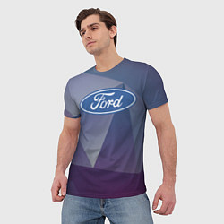 Футболка мужская Ford, цвет: 3D-принт — фото 2