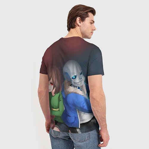 Мужская футболка UNDERTALE / 3D-принт – фото 4