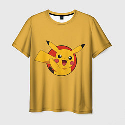 Футболка мужская Pikachu, цвет: 3D-принт