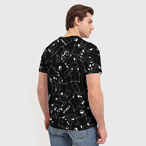 Мужская футболка ПИКАЧУ / 3D-принт – фото 4