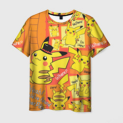 Мужская футболка Pikachu