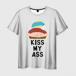 Футболка мужская Kiss My Ass, цвет: 3D-принт
