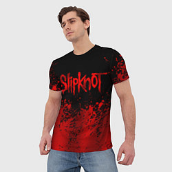 Футболка мужская Slipknot 9, цвет: 3D-принт — фото 2