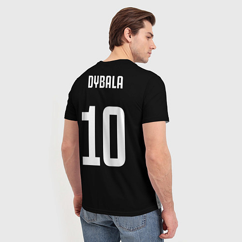 Мужская футболка Форма Paulo Dybala / 3D-принт – фото 4