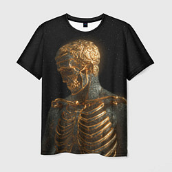 Мужская футболка Скелет В Золоте