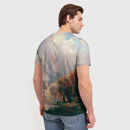 Мужская футболка Rocky Mountain / 3D-принт – фото 4