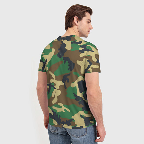 Мужская футболка Пограничные Войска камуфляж / 3D-принт – фото 4