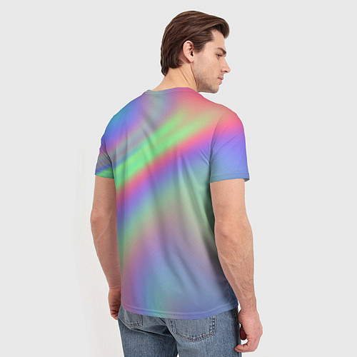 Мужская футболка Gradient vinyl / 3D-принт – фото 4