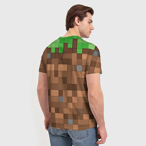 Мужская футболка Minecraft Creeper / 3D-принт – фото 4