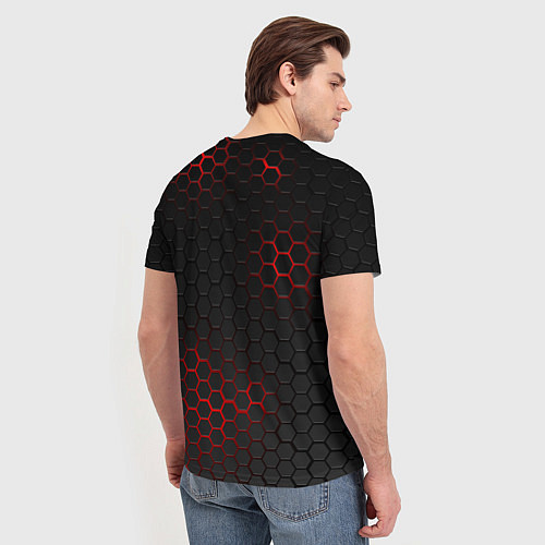 Мужская футболка LEXUS / 3D-принт – фото 4