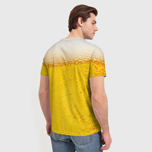 Мужская футболка Пиво / 3D-принт – фото 4