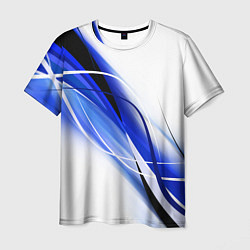 Мужская футболка GEOMETRY STRIPES BLUE