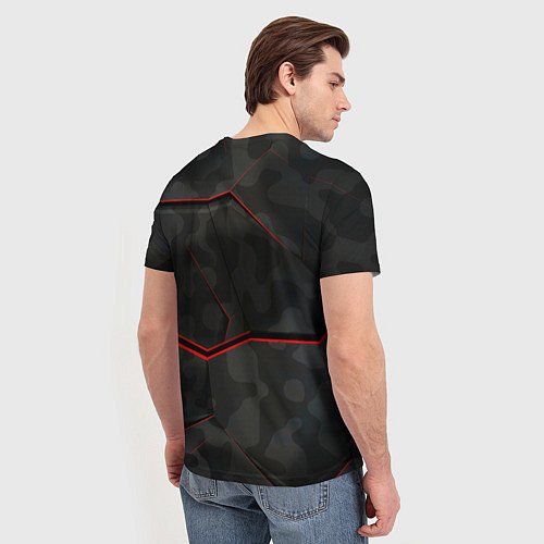 Мужская футболка Текстура / 3D-принт – фото 4