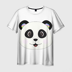 Футболка мужская Panda, цвет: 3D-принт