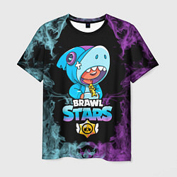 Мужская футболка Brawl Stars Leon Shark