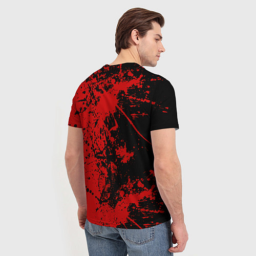Мужская футболка Кровь врага / 3D-принт – фото 4