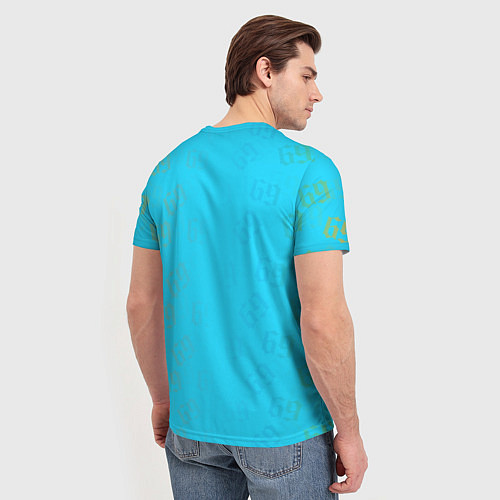 Мужская футболка 6IX9INE- GOOBA / 3D-принт – фото 4