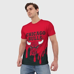 Футболка мужская Chicago Bulls, цвет: 3D-принт — фото 2