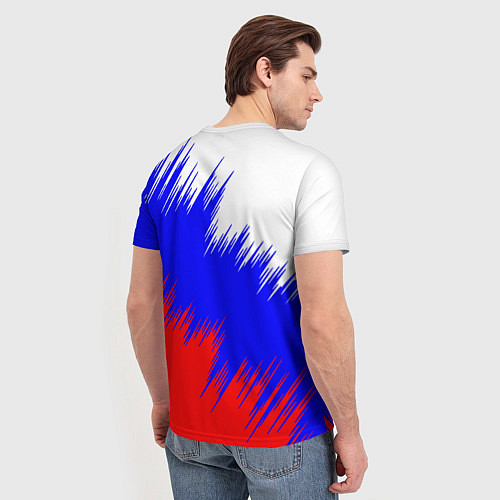 Мужская футболка Россия / 3D-принт – фото 4