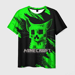 Мужская футболка MINECRAFT CREEPER CAT