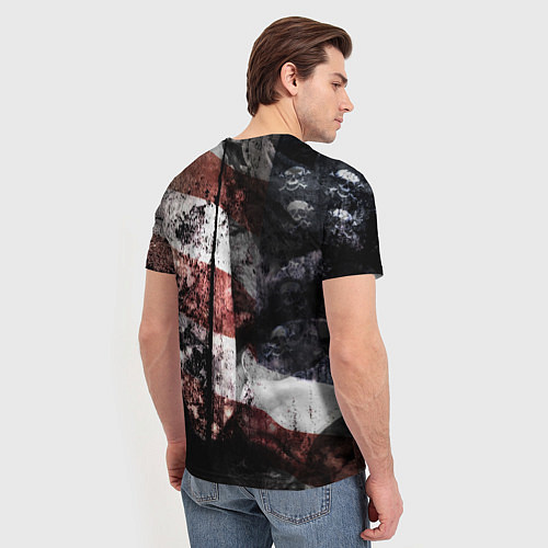 Мужская футболка США / 3D-принт – фото 4
