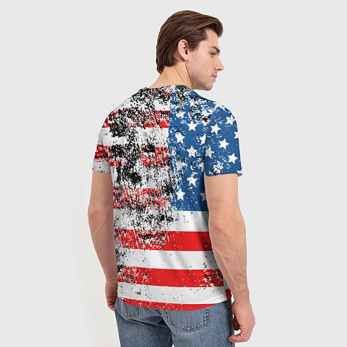 Мужская футболка США / 3D-принт – фото 4