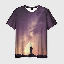 Мужская футболка Бесконечный космос