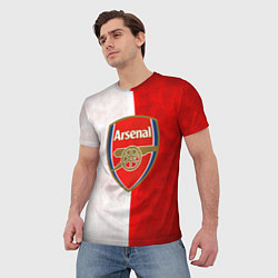 Футболка мужская FC Arsenal 3D, цвет: 3D-принт — фото 2