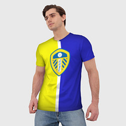 Футболка мужская Лидс Юнайтед 3D, цвет: 3D-принт — фото 2