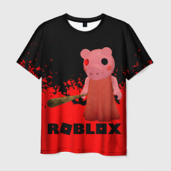 Футболка мужская Roblox Piggy, цвет: 3D-принт
