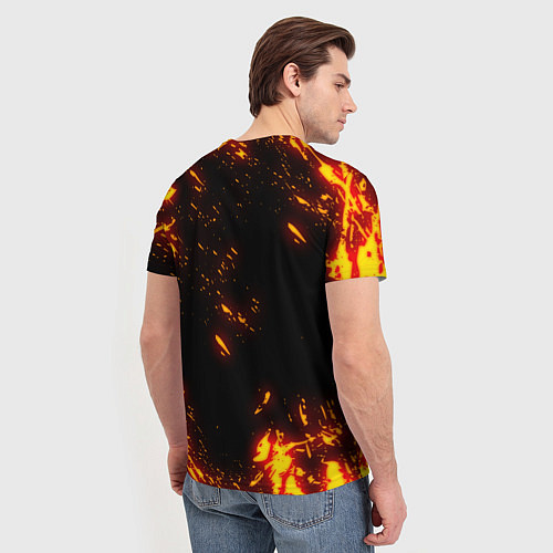 Мужская футболка Fire Biker Z / 3D-принт – фото 4