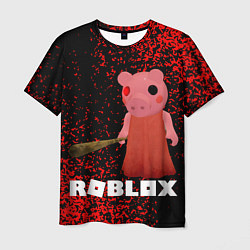 Мужская футболка Roblox Piggy