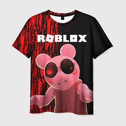 Футболка мужская Roblox Piggy, цвет: 3D-принт