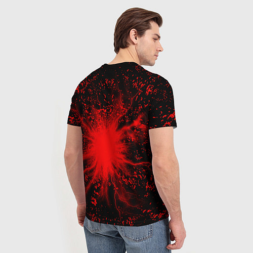 Мужская футболка BRAWL STARS EVIL GENE / 3D-принт – фото 4