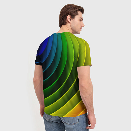 Мужская футболка Color 2058 / 3D-принт – фото 4