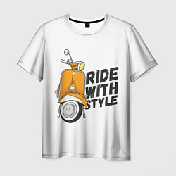 Мужская футболка RIDE WITH STYLE Z