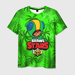 Футболка мужская BRAWL STARS LEON ЛЕОН, цвет: 3D-принт