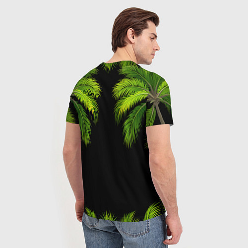 Мужская футболка Пальмы / 3D-принт – фото 4
