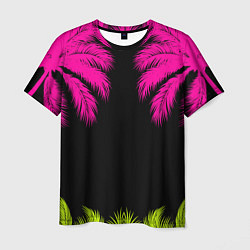 Футболка мужская Пальмы, цвет: 3D-принт