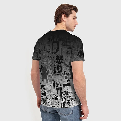 Мужская футболка МОБ ПСИХО 100 / 3D-принт – фото 4