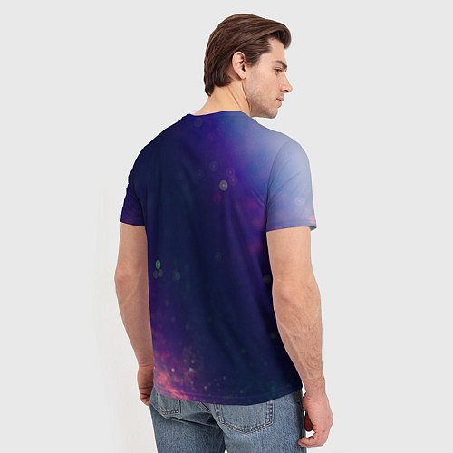 Мужская футболка NASA НАСА / 3D-принт – фото 4