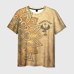 Мужская футболка Дагестан в золоте