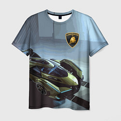 Мужская футболка Lamborghini - motorsport extreme