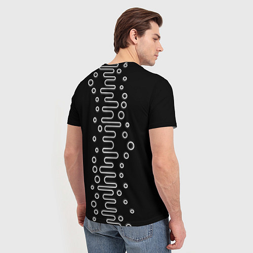 Мужская футболка Волны ТЕСЛА OKO / 3D-принт – фото 4