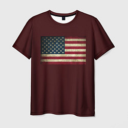Мужская футболка USA флаг
