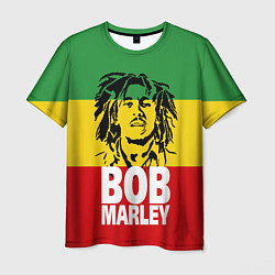 Футболка мужская Bob Marley, цвет: 3D-принт