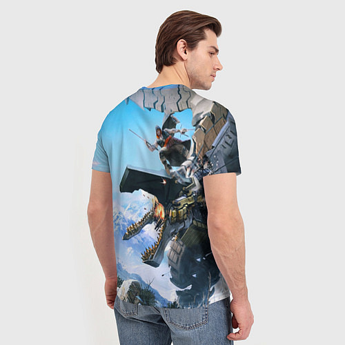 Мужская футболка Horizon Zero Dawn / 3D-принт – фото 4